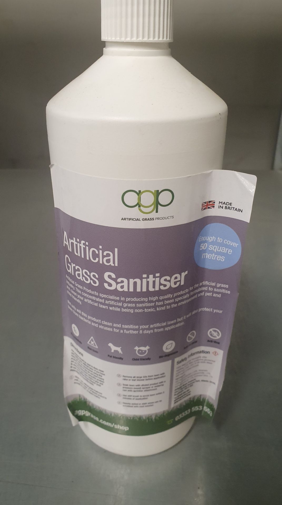 3 x AGP Artificial Grass Sanitiser | 1L
