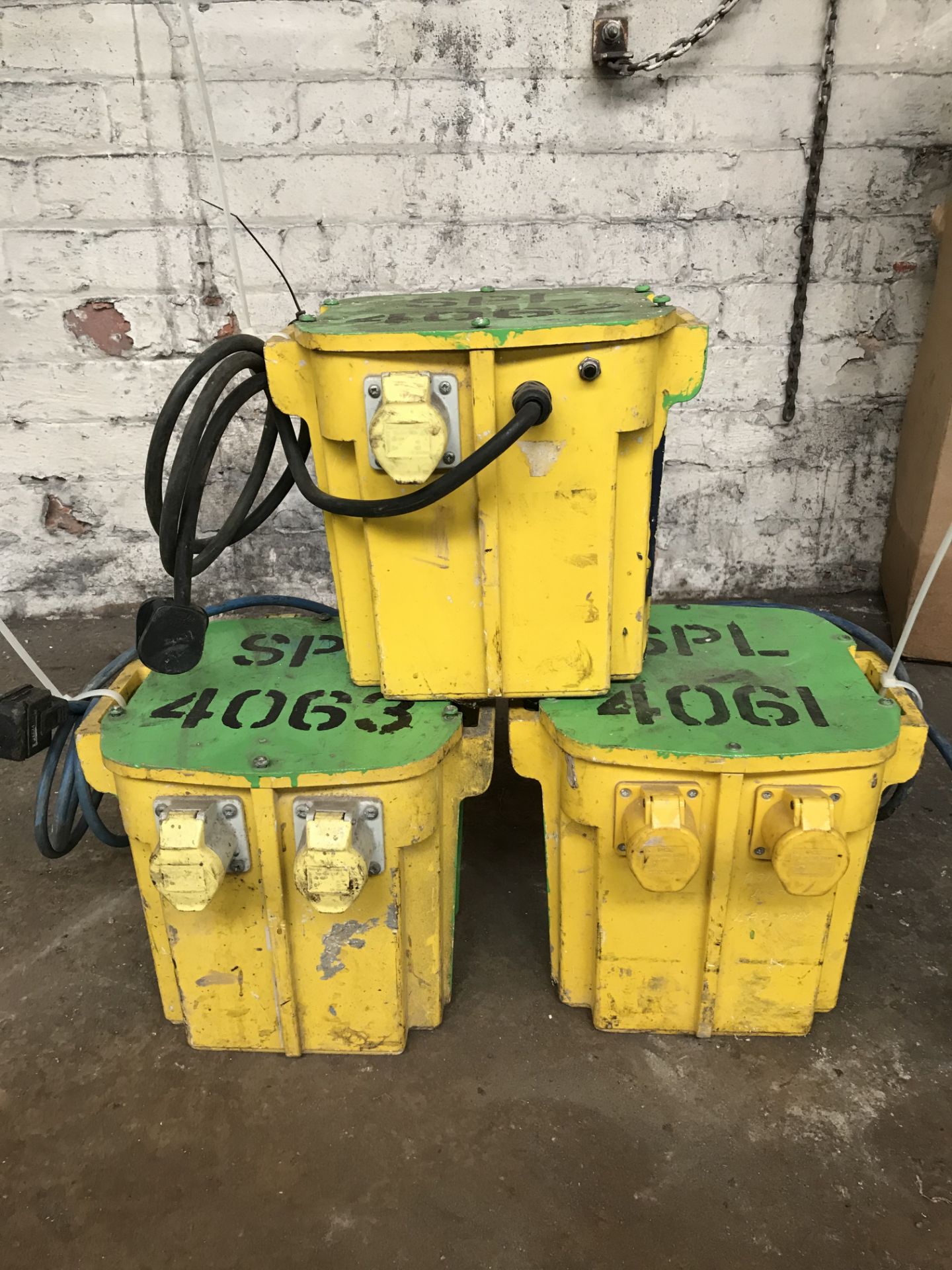 3 x 5 KVA 110V Site Transformers