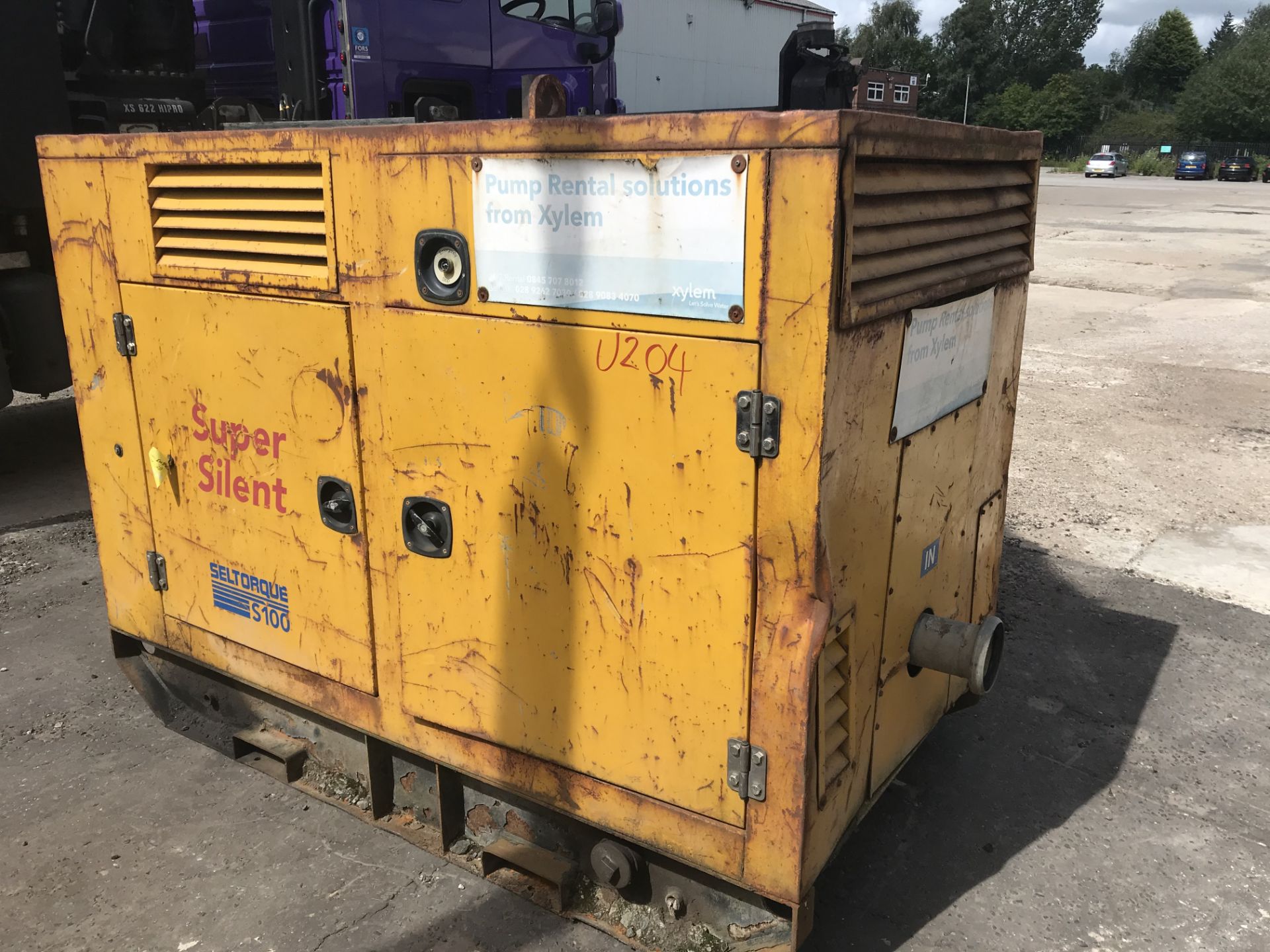 Selwood S100 4"" Solids Handling Diesel Pump Super Silent Cabinet | Ref: J003/U204