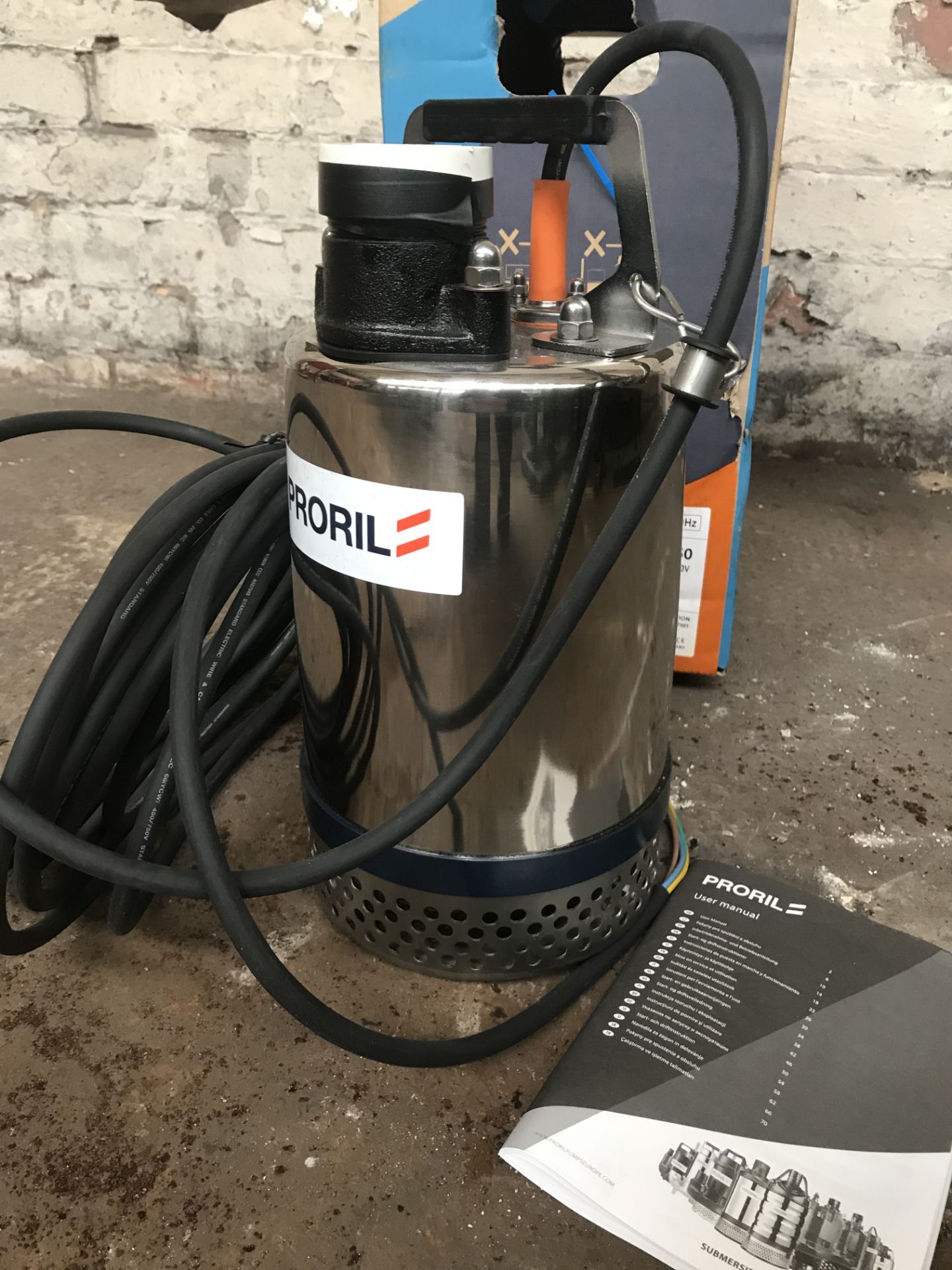 Unused Proril SMART 750 Submersible Drainer Pump | 110v | Ref: RE1156 - Image 5 of 6