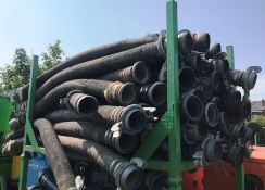 40 x 150mm Flexi Hoses - Approx 2.8m Length w/ Storage Stilage