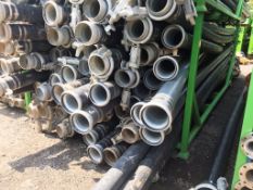 Approx 100 x 160mm x SDR Non-Potable Water Polyethylene (HDPE) Pipes - 6m Length w/ Storage Stilage