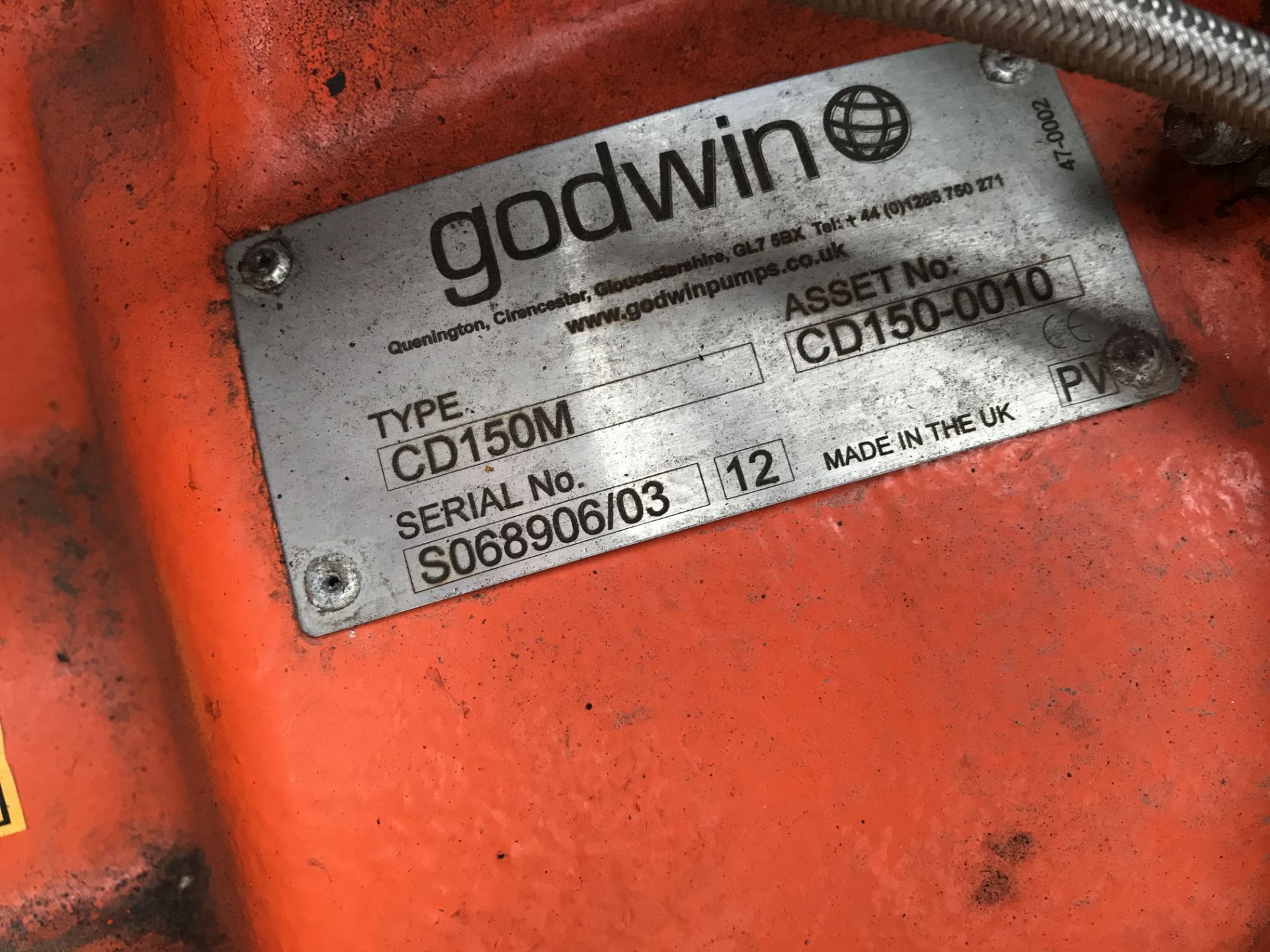 Godwin CD150M 6"" Diesel Drainer Pump | Ref: A158 - Image 7 of 13