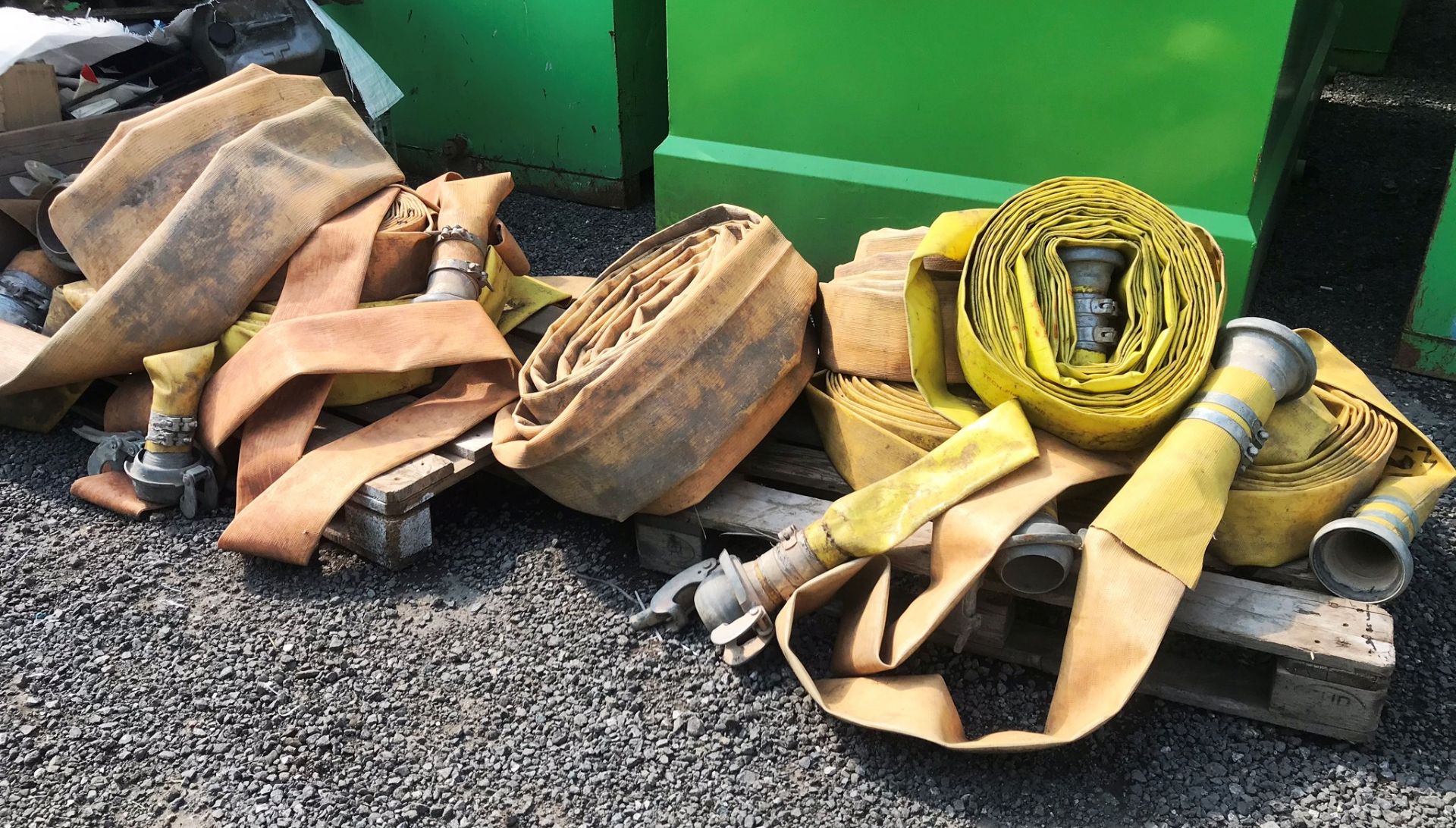 Quantity of Heavy Duty Lay Flat Hoses - Various Sizes - Please See Pictures