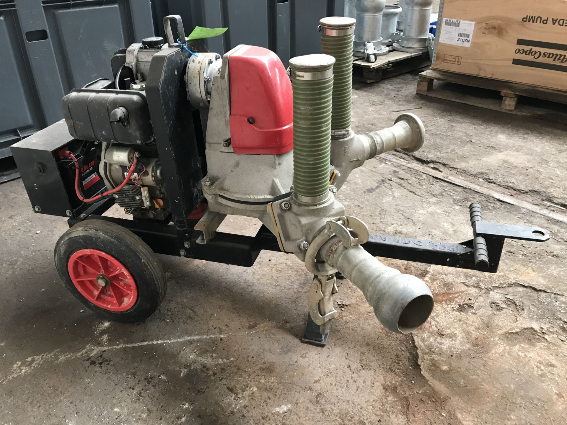 Hilta Proflow D5 3"" Diesel Diaphragm Pump w/ Wheeled Site Chassis | YOM: 2017 | A074 - Image 5 of 7