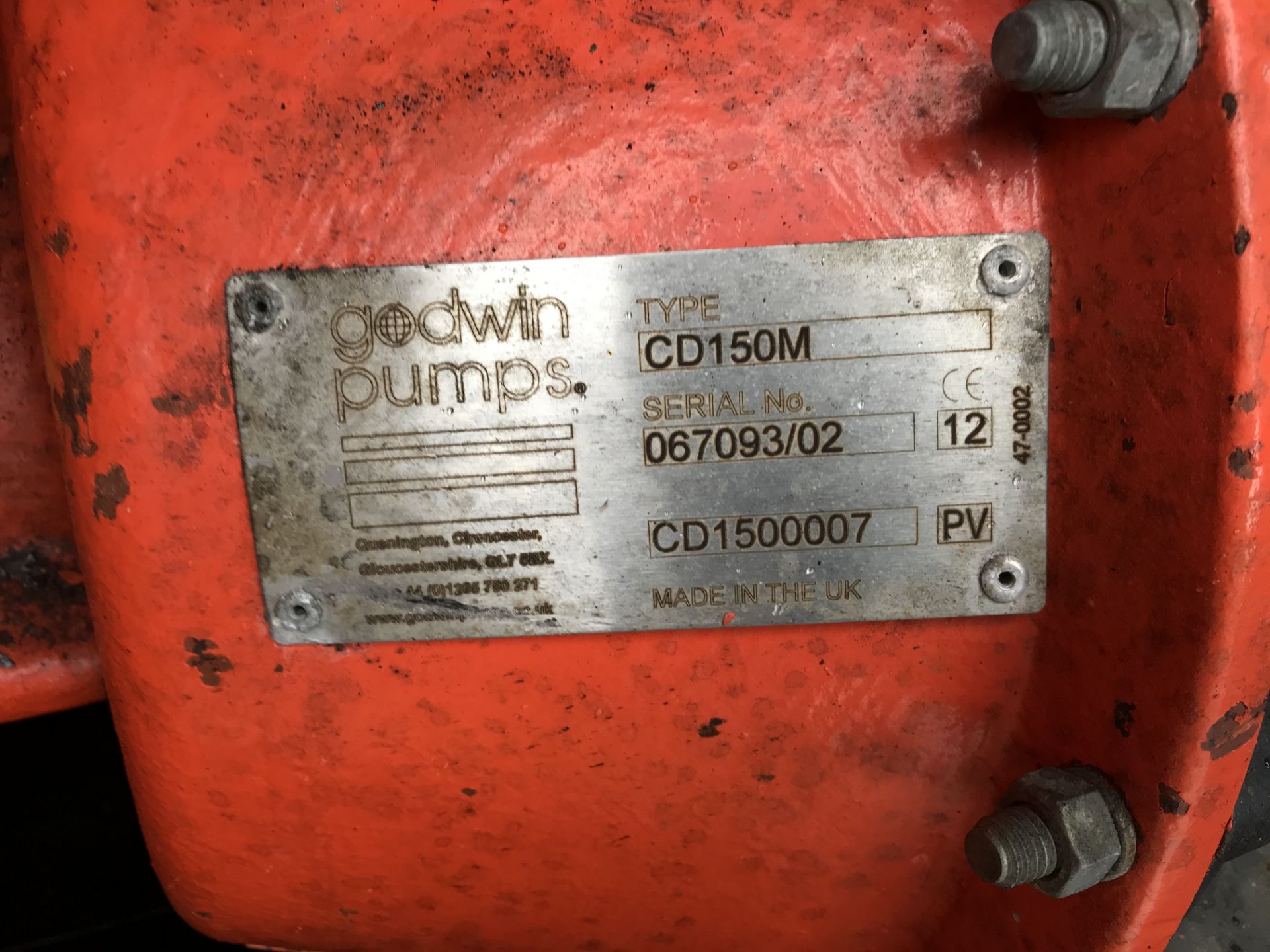 Godwin CD150M 6"" Diesel Drainer Pump | Ref: A051 - Image 9 of 13