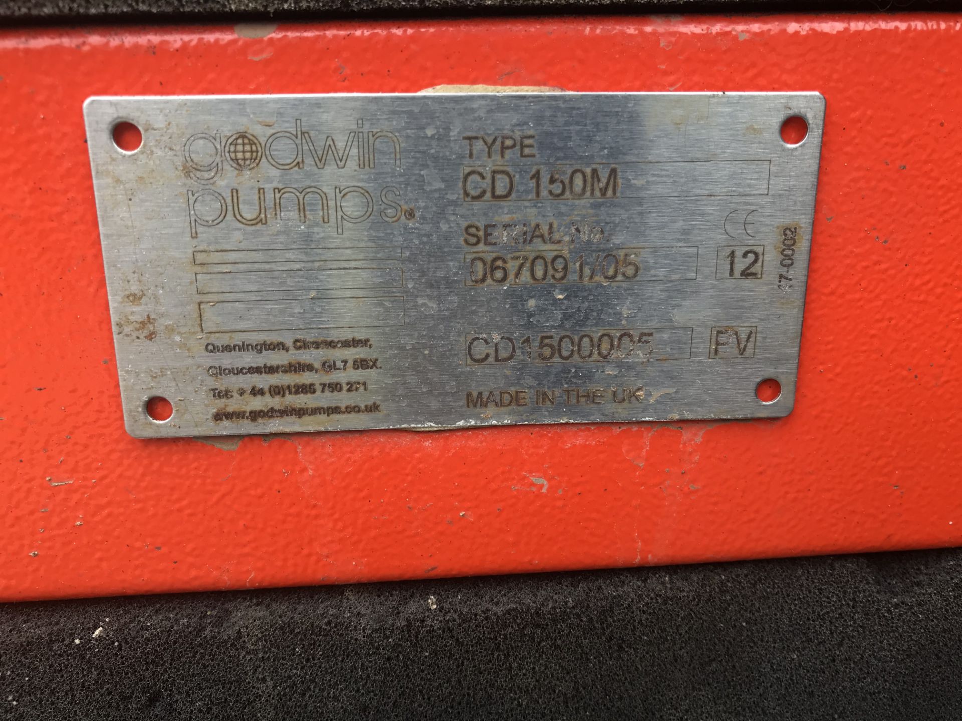 Godwin CD150M 6"" Diesel Drainer Pump | Ref: A118 - Image 10 of 16