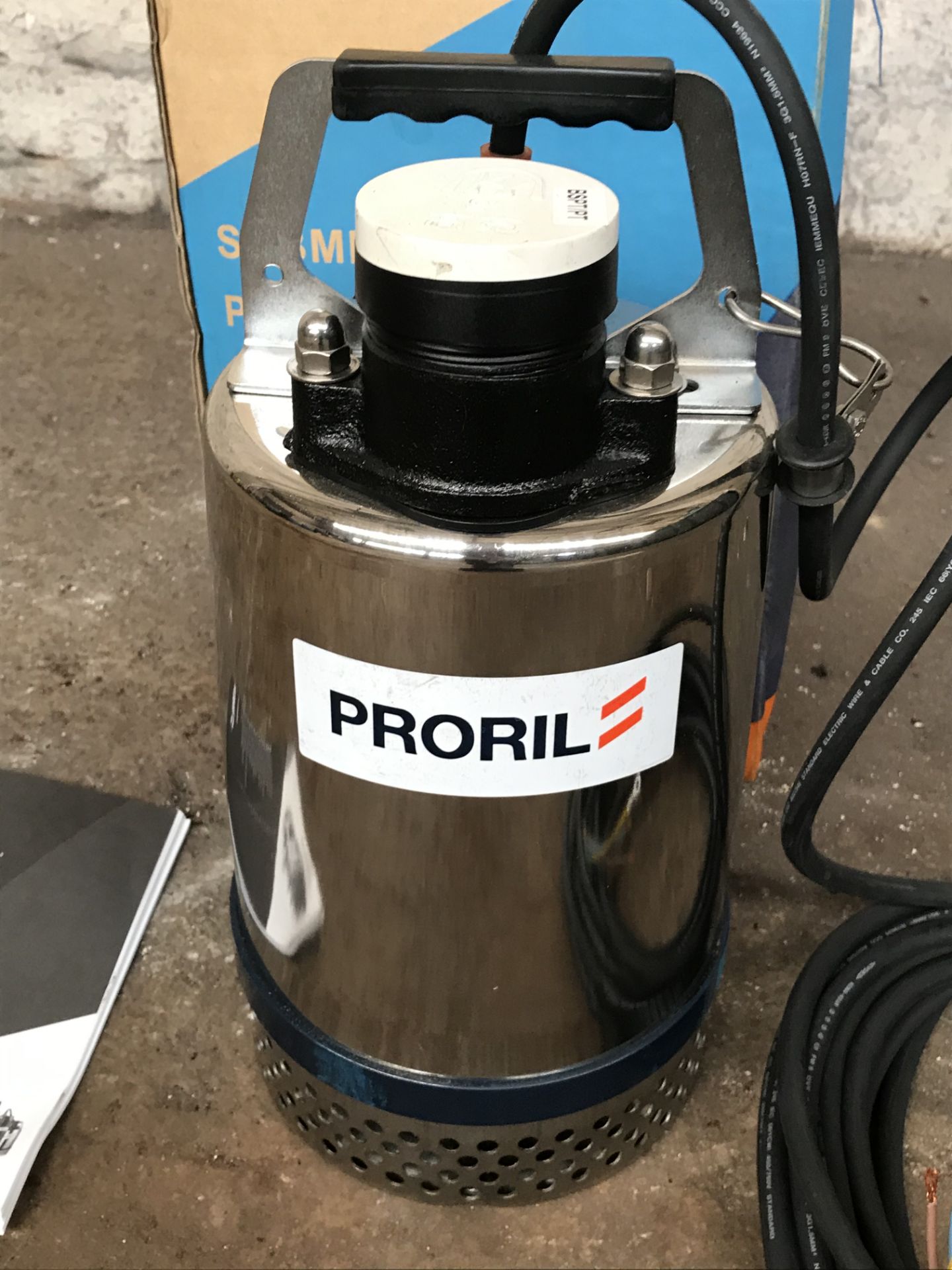 Unused Proril SMART 750 Submersible Drainer Pump | 110v | Ref: RE1168 - Image 3 of 7