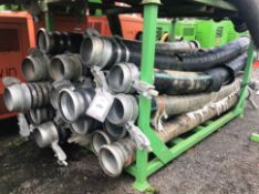 20 x 200mm Flexi Hoses - Approx 2.8m Length w/ Storage Stilage