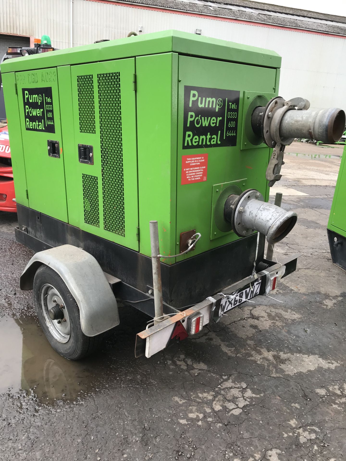 Godwin CD150M 6"" Diesel Drainer Pump w/ Meredith & Eyre Trailer | Ref: A023 - Image 3 of 19