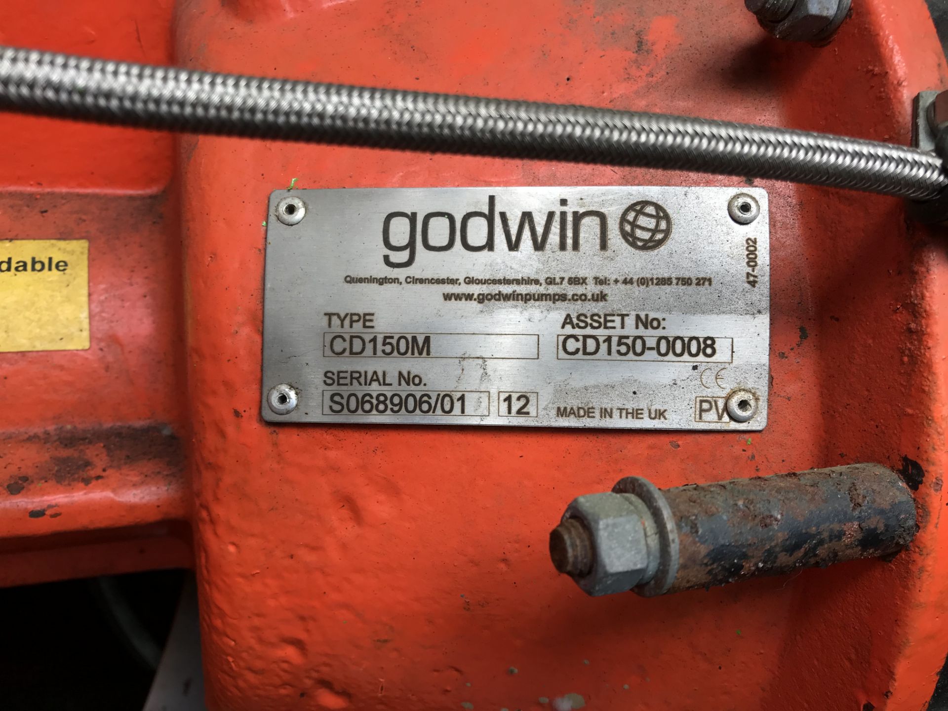 Godwin CD150M 6"" Diesel Drainer Pump | Ref: A086 - Image 6 of 10