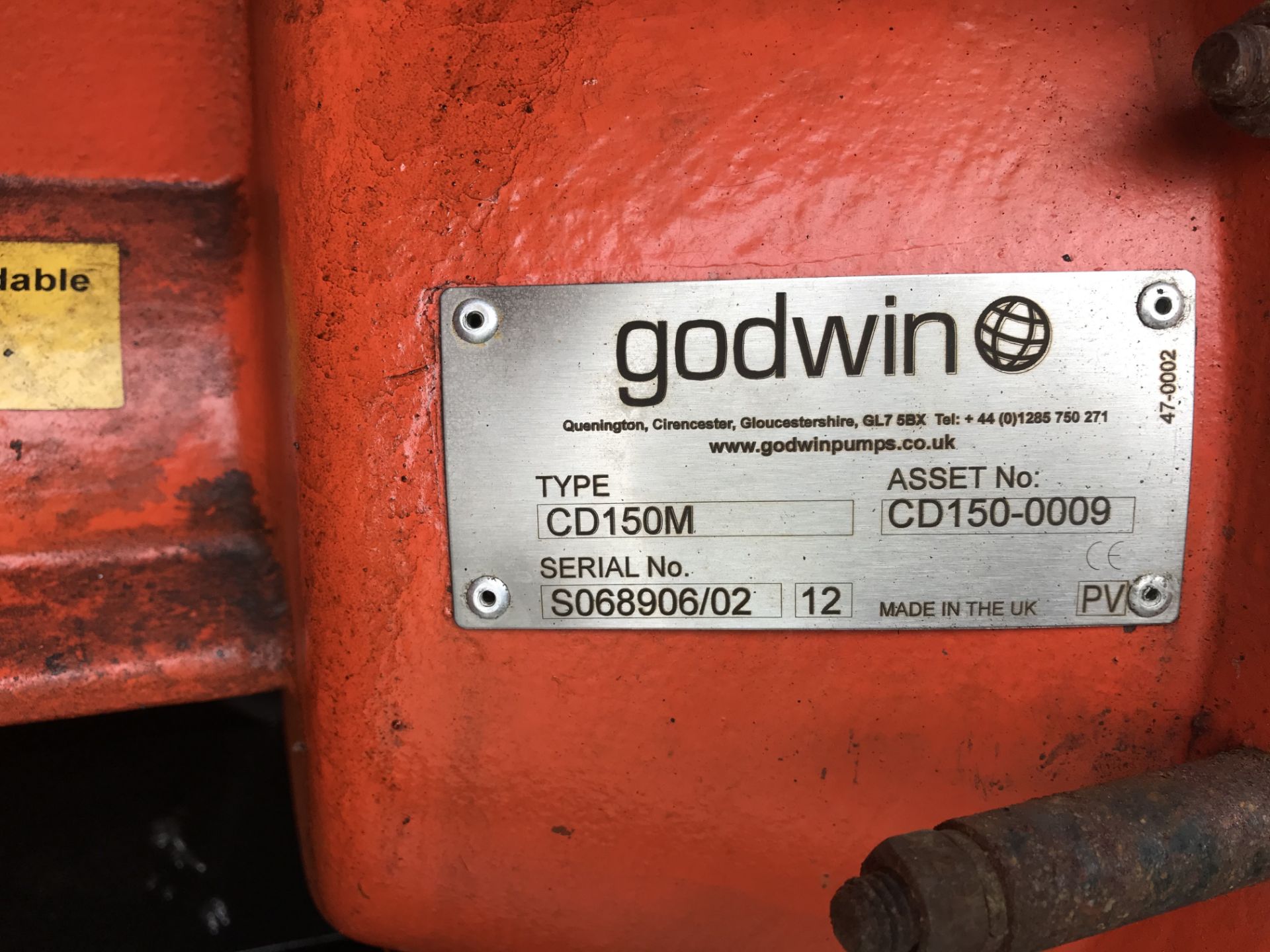 Godwin CD150M 6"" Diesel Drainer Pump w/ Meredith & Eyre Trailer | Ref: A120 - Image 6 of 14