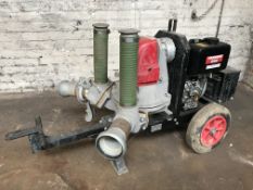 Hilta Proflow D5 3"" Diesel Diaphragm Pump w/ Wheeled Site Chassis | YOM: 2018 | A222