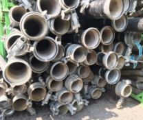 Approx 50 x 200mm x SDR 26 Non-Potable Water Polyethylene (HDPE) Pipes - 6m Length w/ Storage Stilag