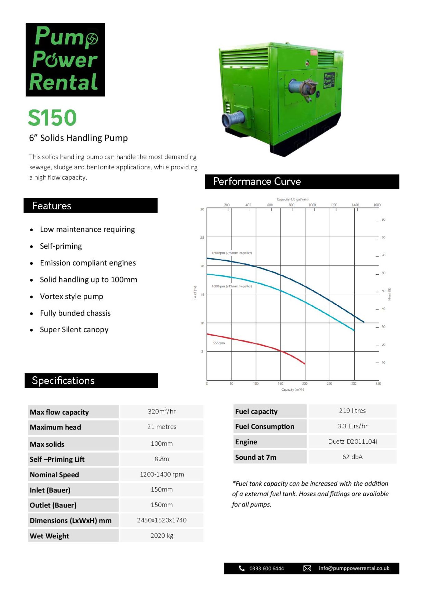 Selwood S150 6"" Solids Handling Pump Silent Cabinet | Ref: A166/2 - Image 12 of 12
