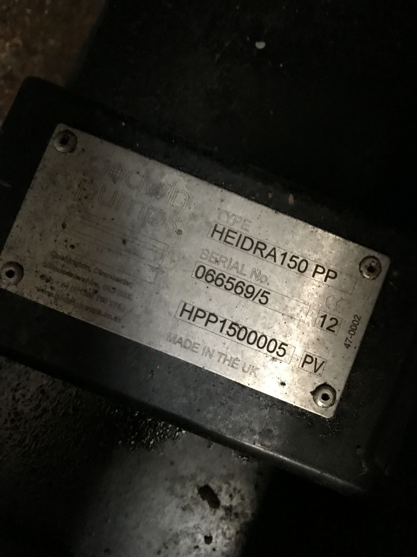 Godwin Hydraulic Heidra 150PP Power Pack | Ref: A004 - Image 7 of 15