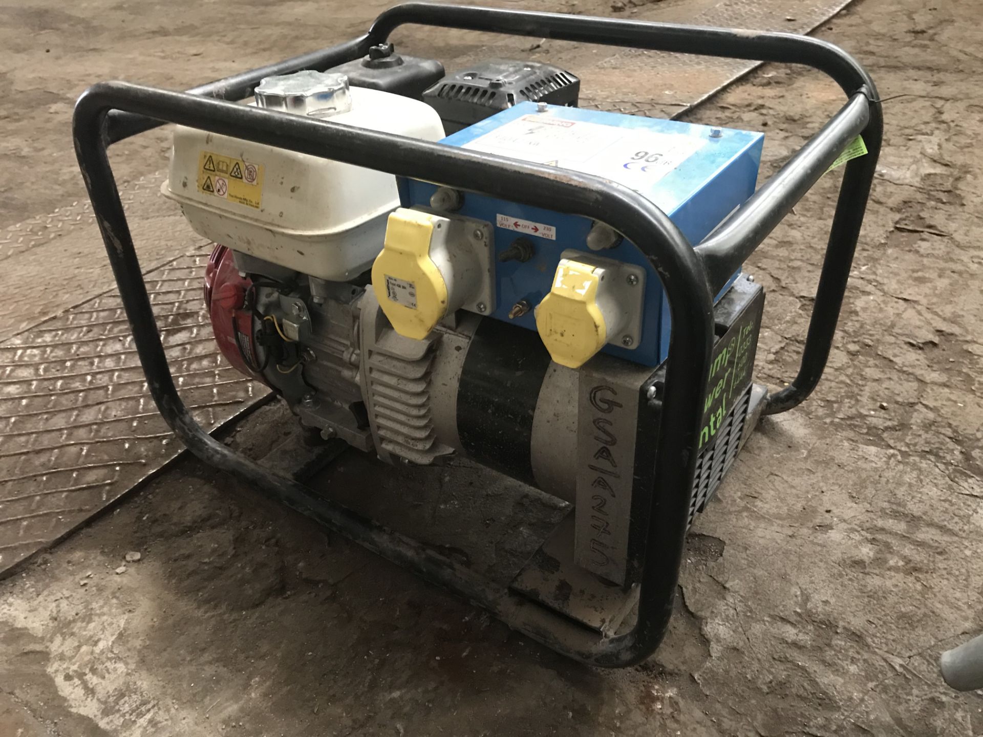 Stephill Petrol Generator 3.4kVa w/ Honda GX Range Engine| YOM: 2019 | Ref: GSA-A275 - Image 3 of 5