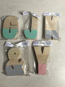 Large Quantity of Various Wooden Letters