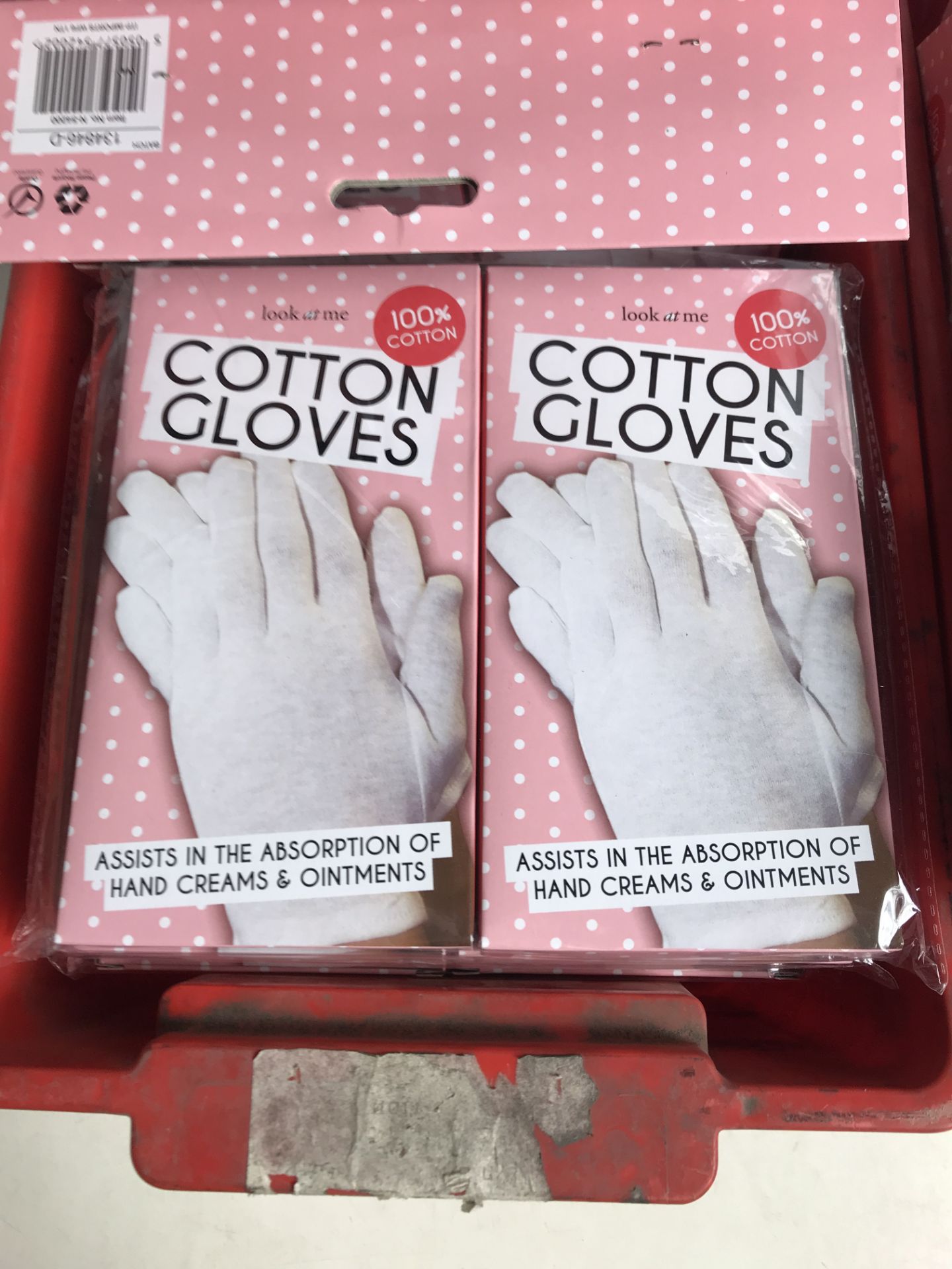 Large Quantity of Cotton Gloves - Image 2 of 2