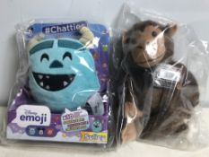 16 x Soft Toys | Chatties Sulley Emoji | Monkey Teddy