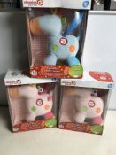 3 x Lullaby Horsey Soft Toy Sets