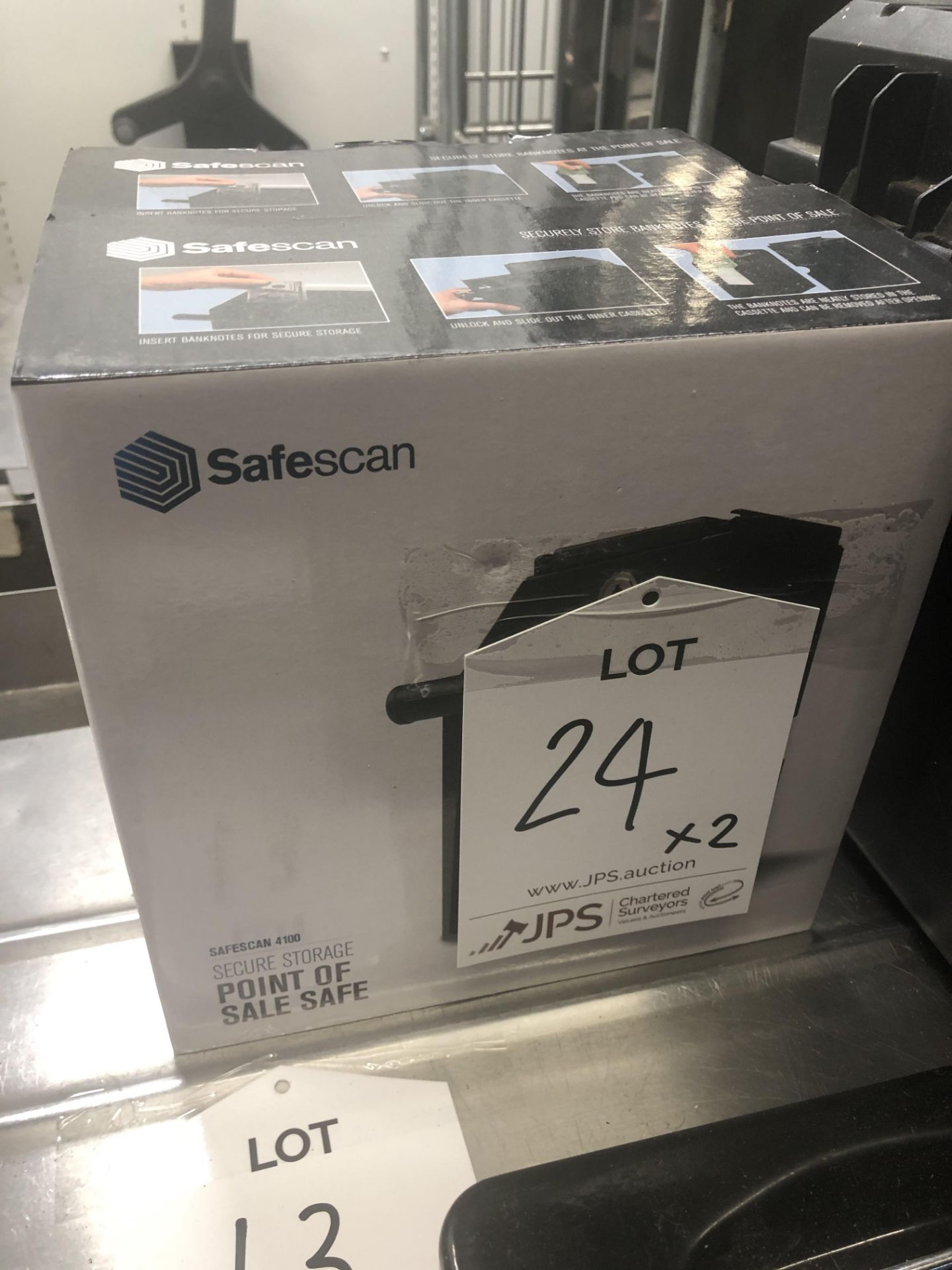 2 x SafeScan 4100 Secure Storage Point of Sale Safes - Image 2 of 4