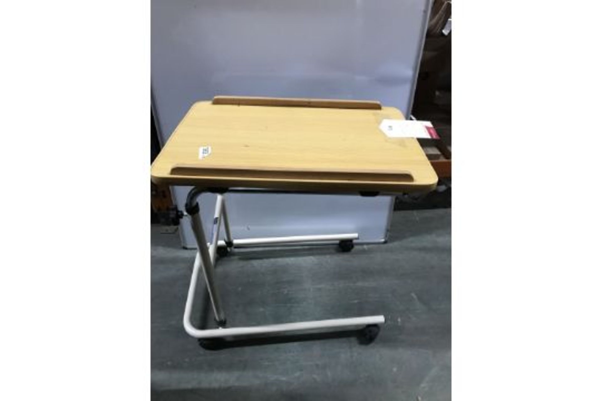 Aidapt Adjustable Overbed Table on Castors