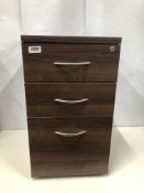 Three Drawer Desk Pedestal