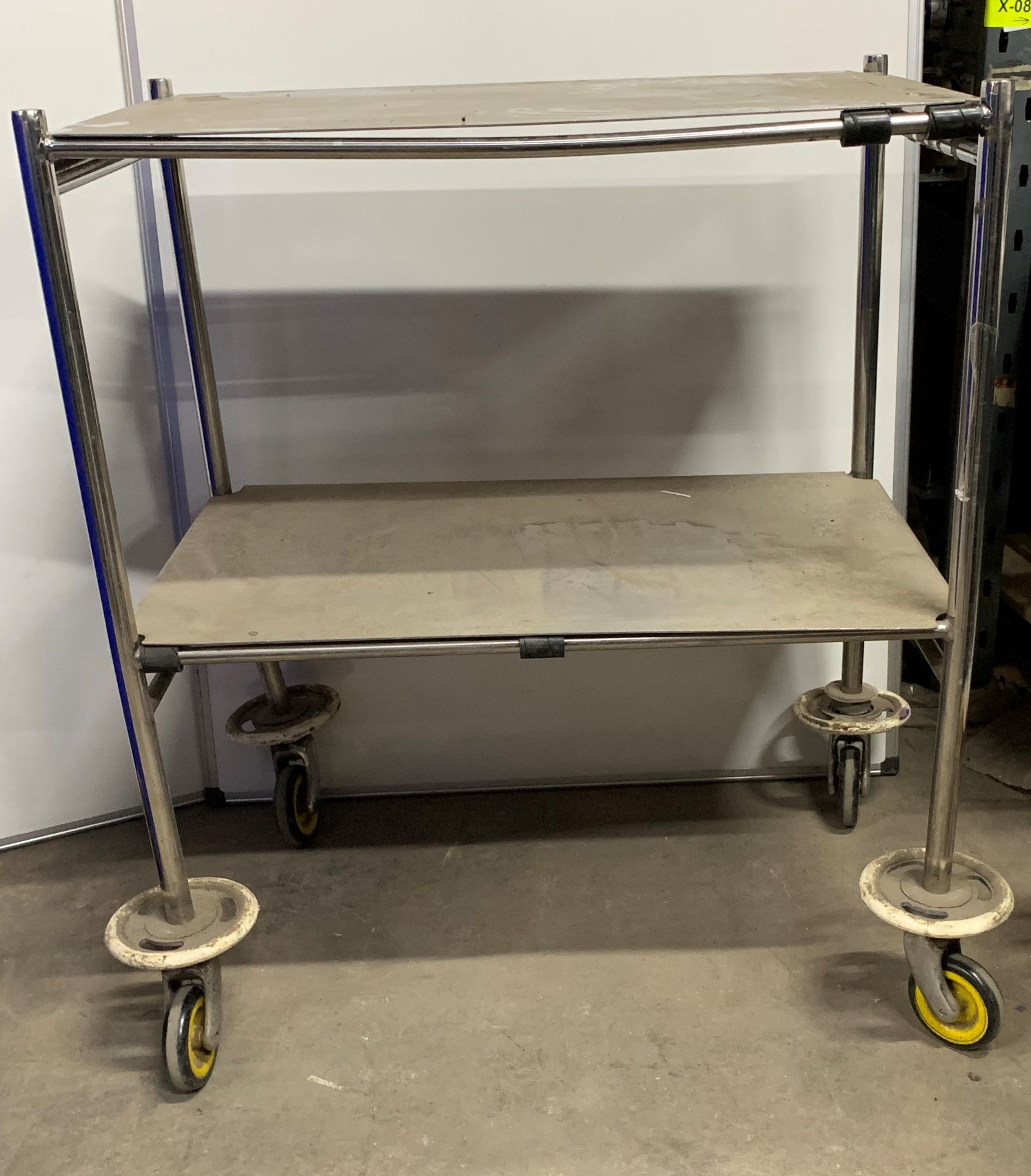 Stainless Steel Mobile Trolly With Under Shelf - Image 3 of 3