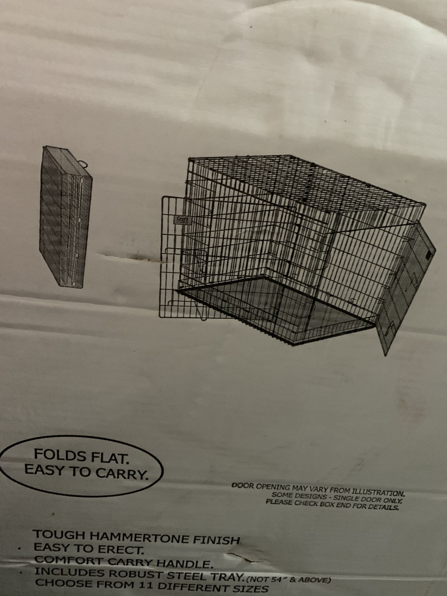 BNIB 60'' Croft Wire Framed Dog Crate