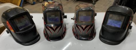 4 x Welding Masks