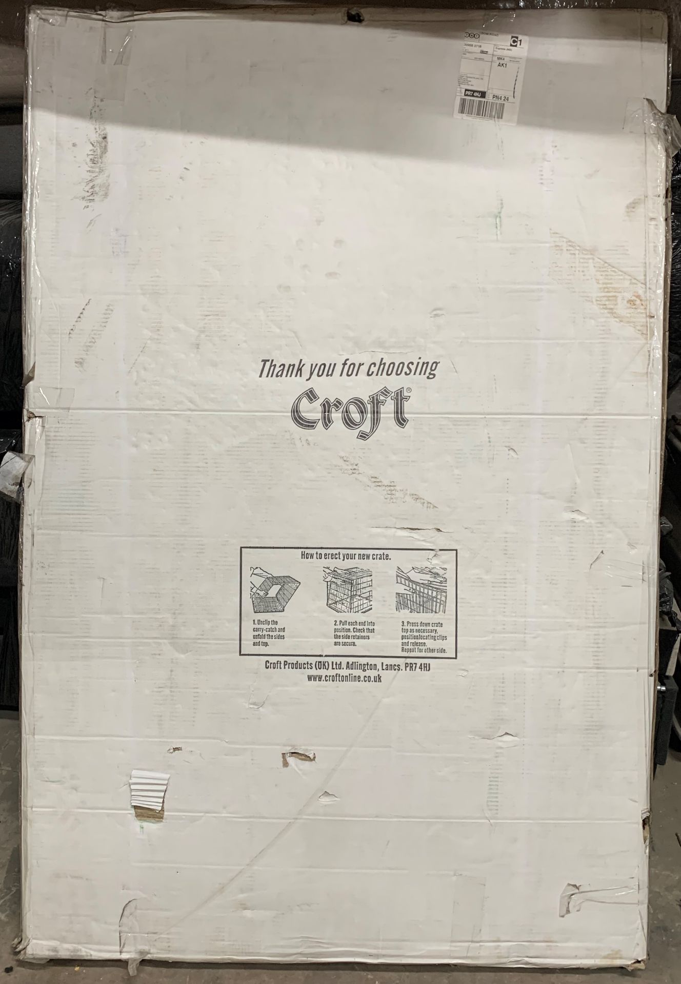 BNIB 60'' Croft Wire Framed Dog Crate - Image 3 of 3