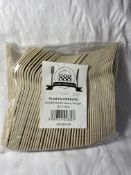 1 x Box of 1000 Plastic Forks by 888 Gastro Disposables