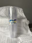 5 x Boxes of 800 Clear Crystal Tumblers by United Disposables