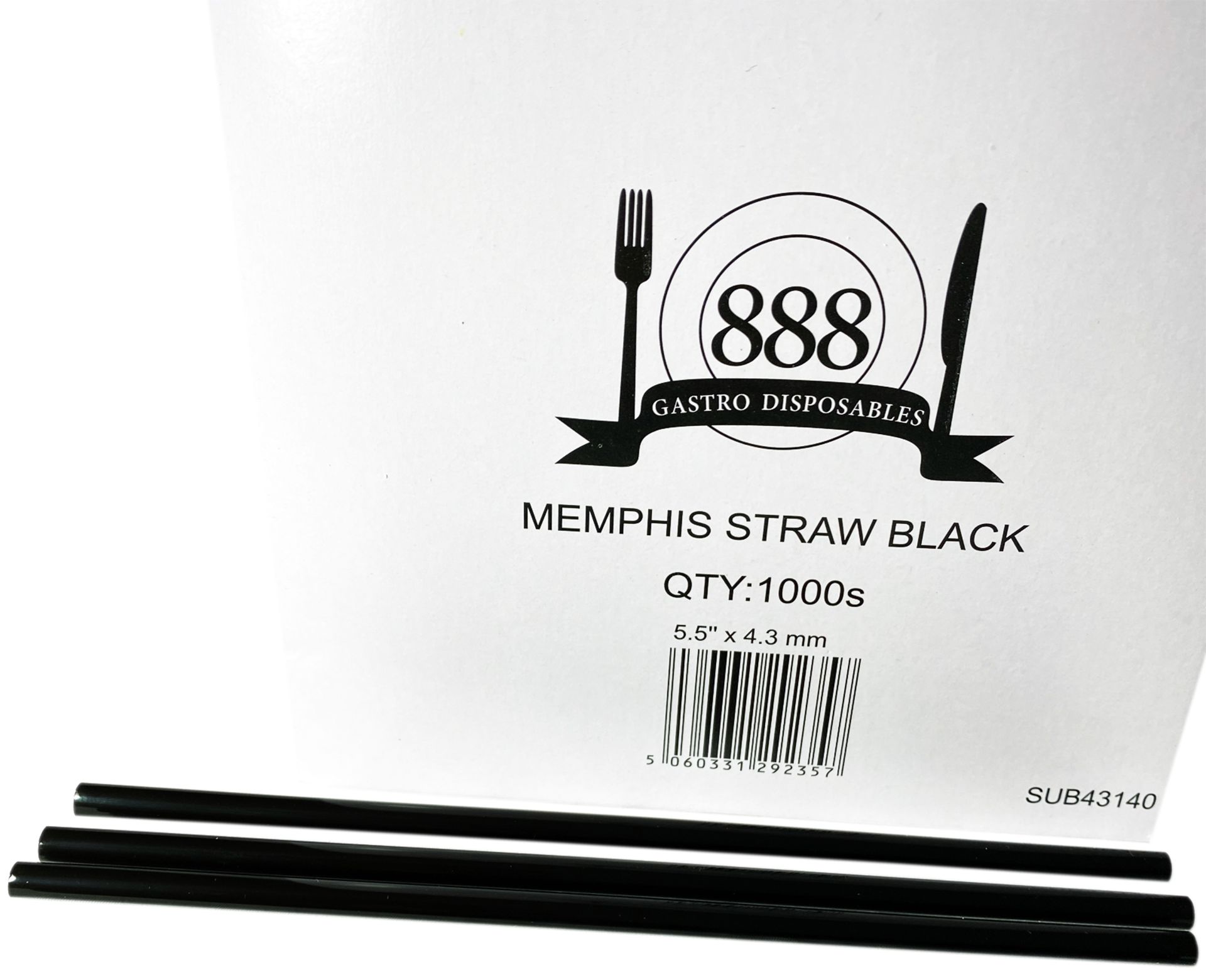 5 x Boxes of Memphis Straws by 888 Gastro Disposables - Image 2 of 2