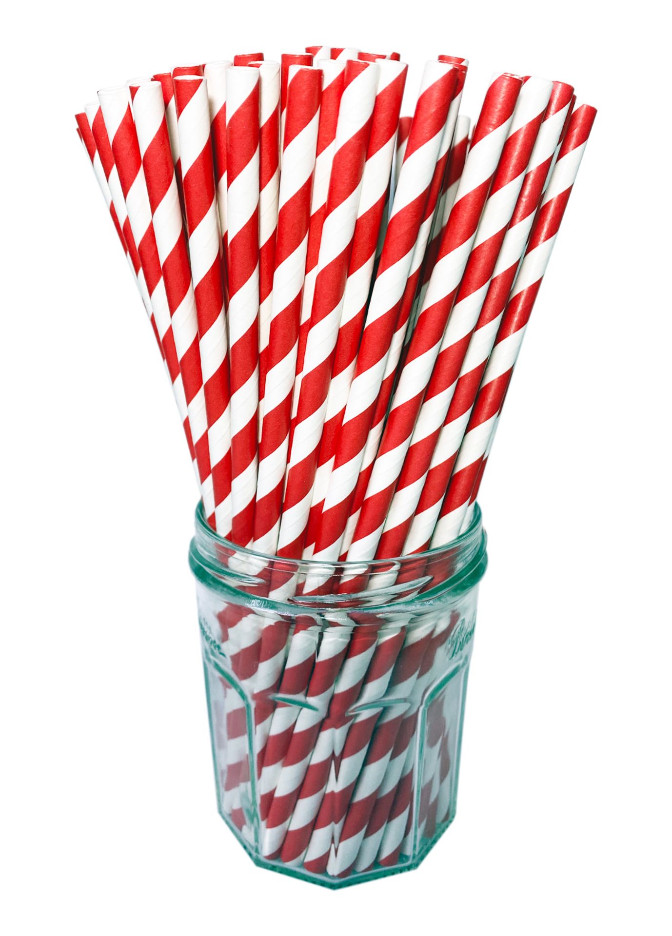 1 x Box of Candy Twist Paper Straws by 888 Gastro Disposables