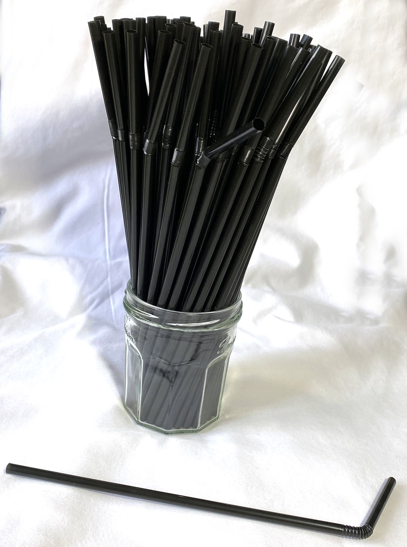5 x Boxes of Flexible Bottle Straws by 888 Gastro Disposables