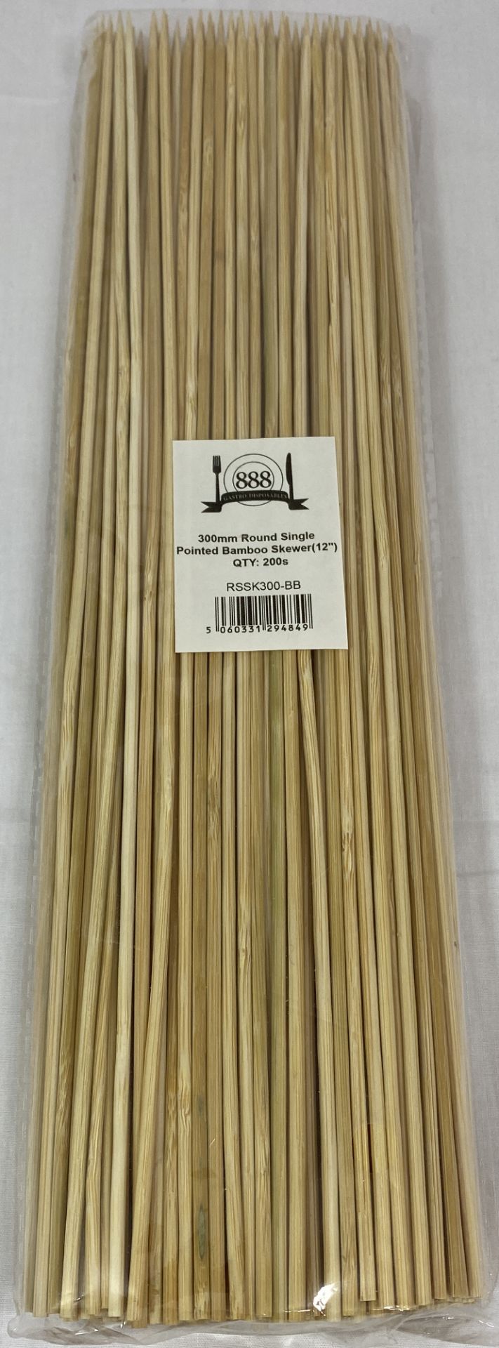 5 x Boxes of Bamboo Skewers by 888 Gastro Disposables