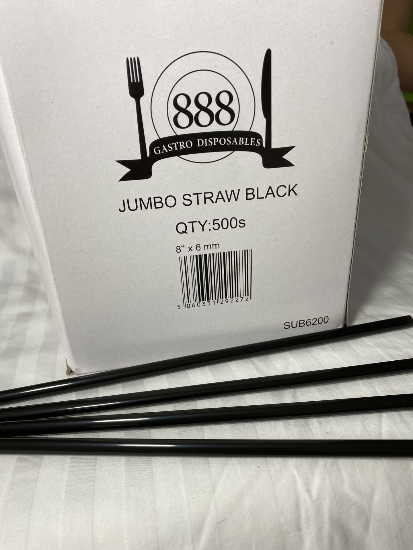 5 x Boxes of Jumbo Straws by 888 Gastro Disposables - Image 2 of 3