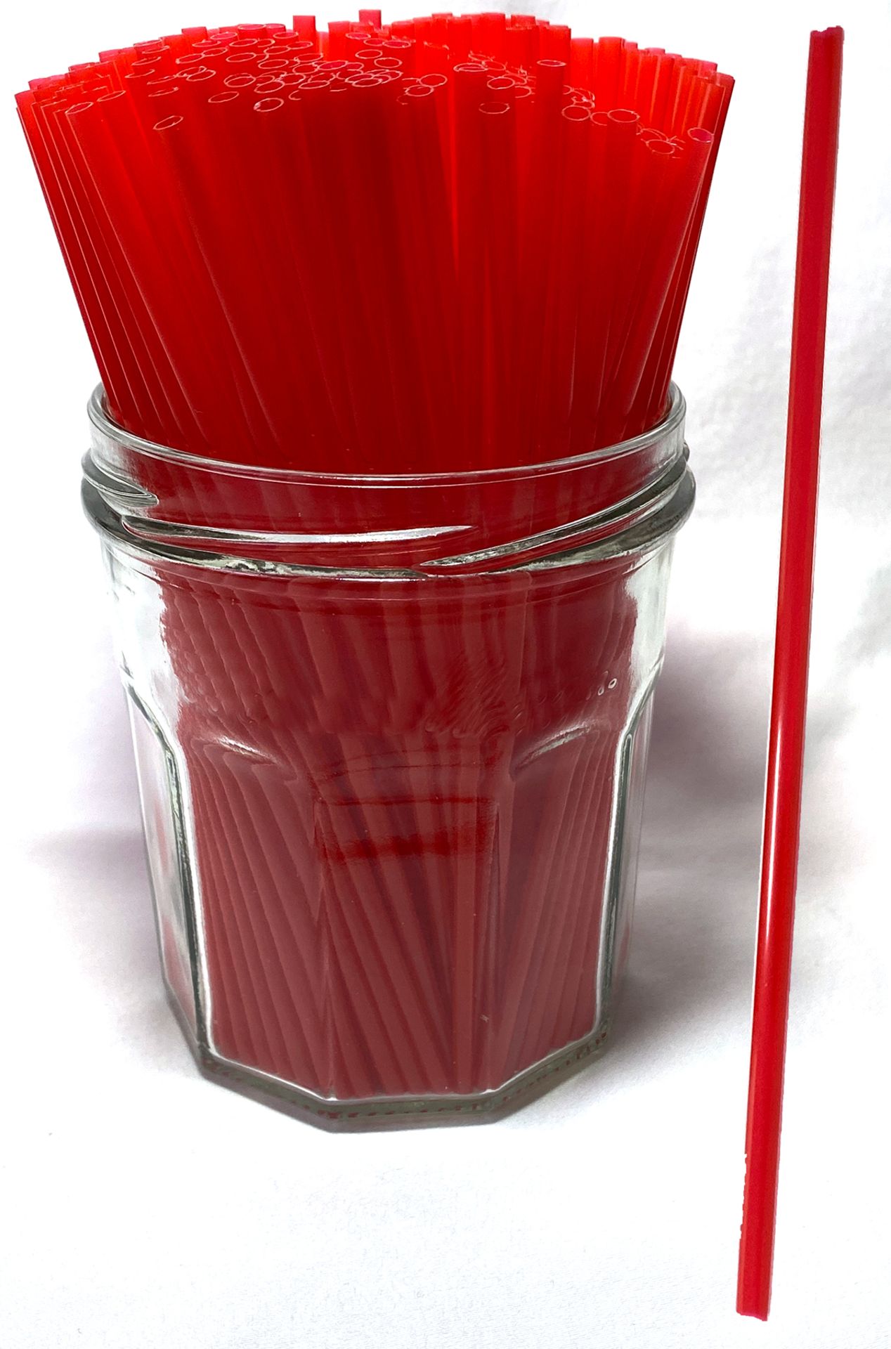 5 x Boxes of Red Sip Straws by 888 Gastro Disposables - Image 2 of 3