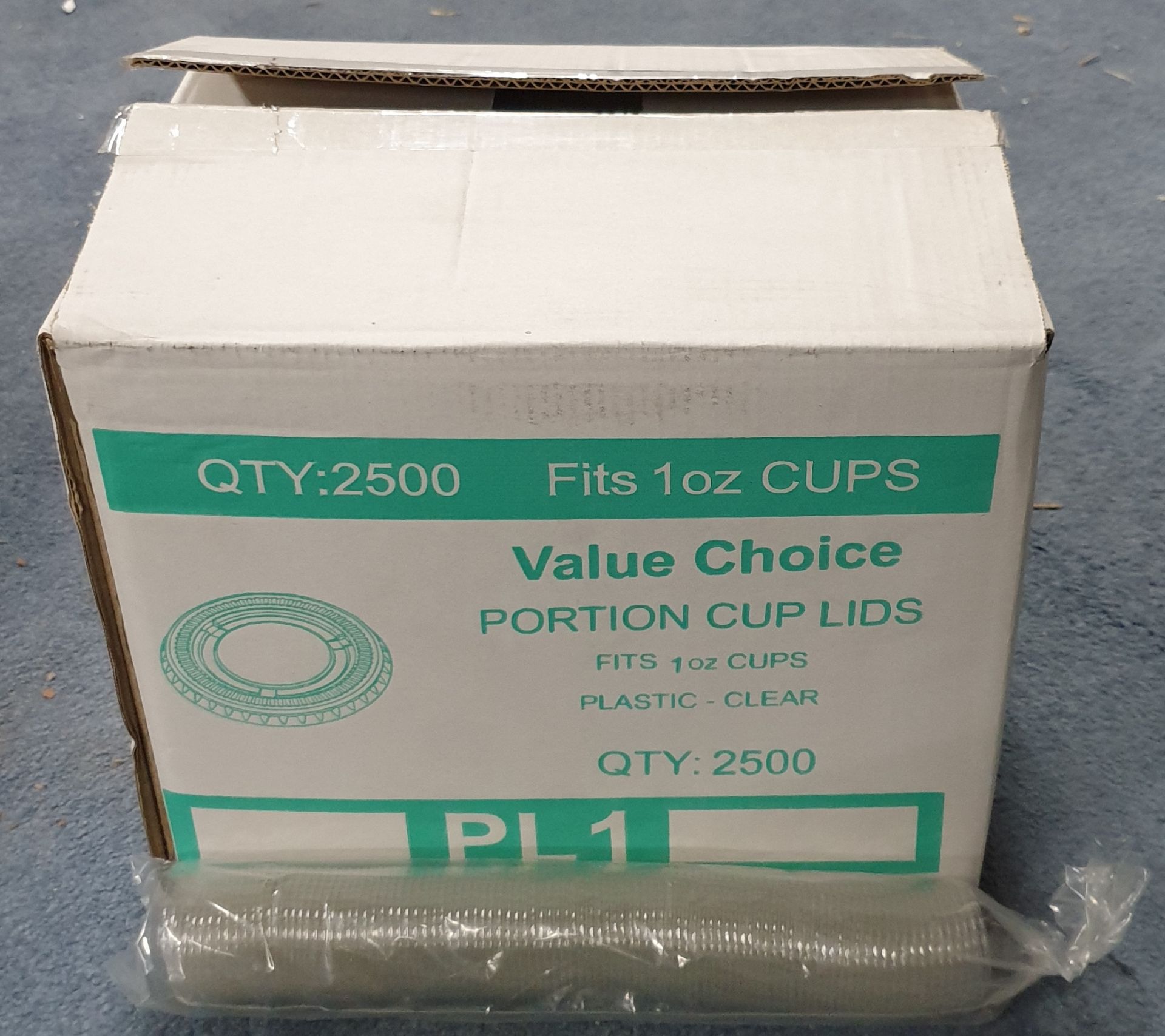 5 x Box of Portion Cups & 5 Box of Lids by Value Choice - Image 4 of 4