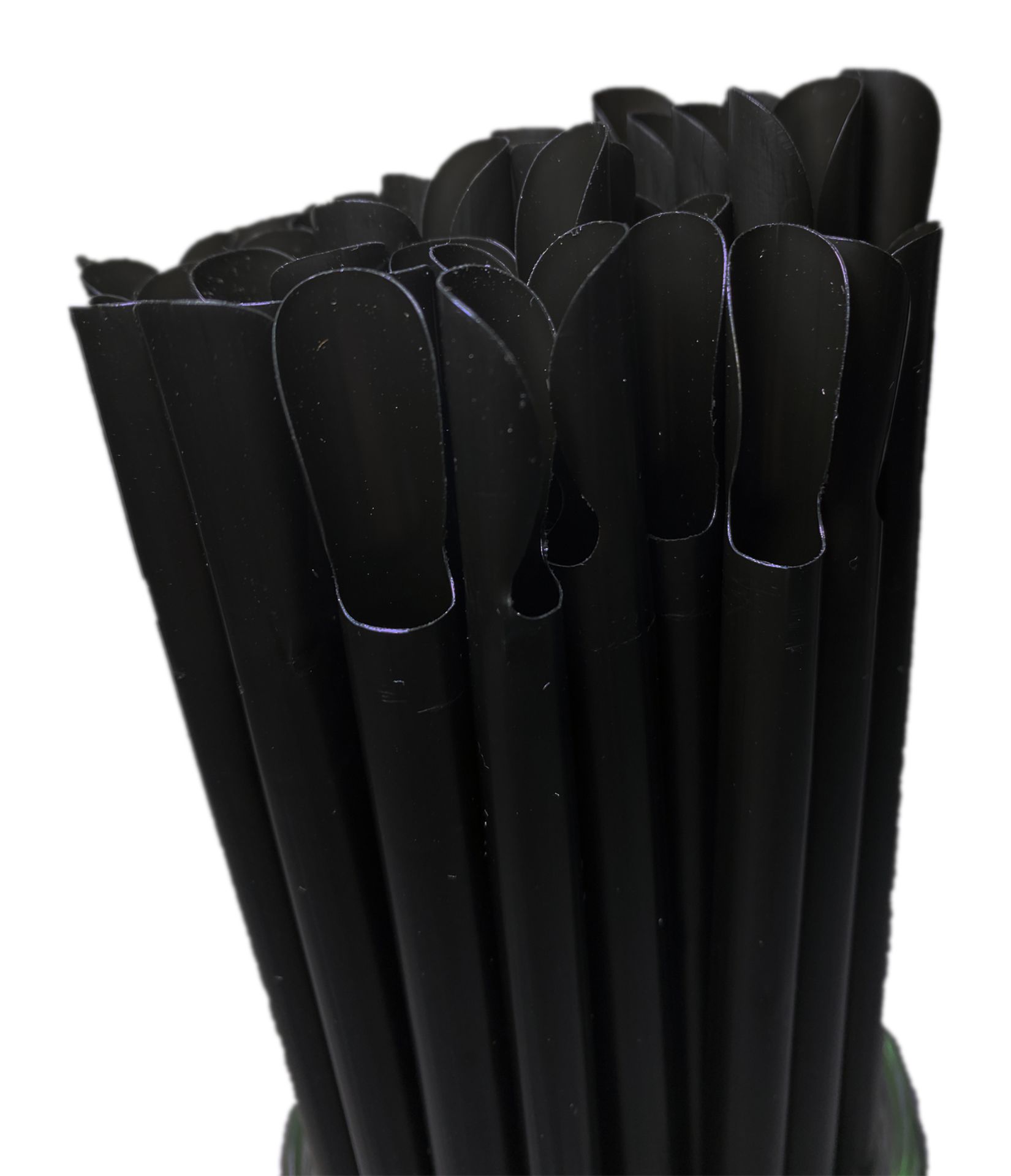 5 x Boxes of Black Spoon Straws by 888 Gastro Disposables - Image 2 of 3