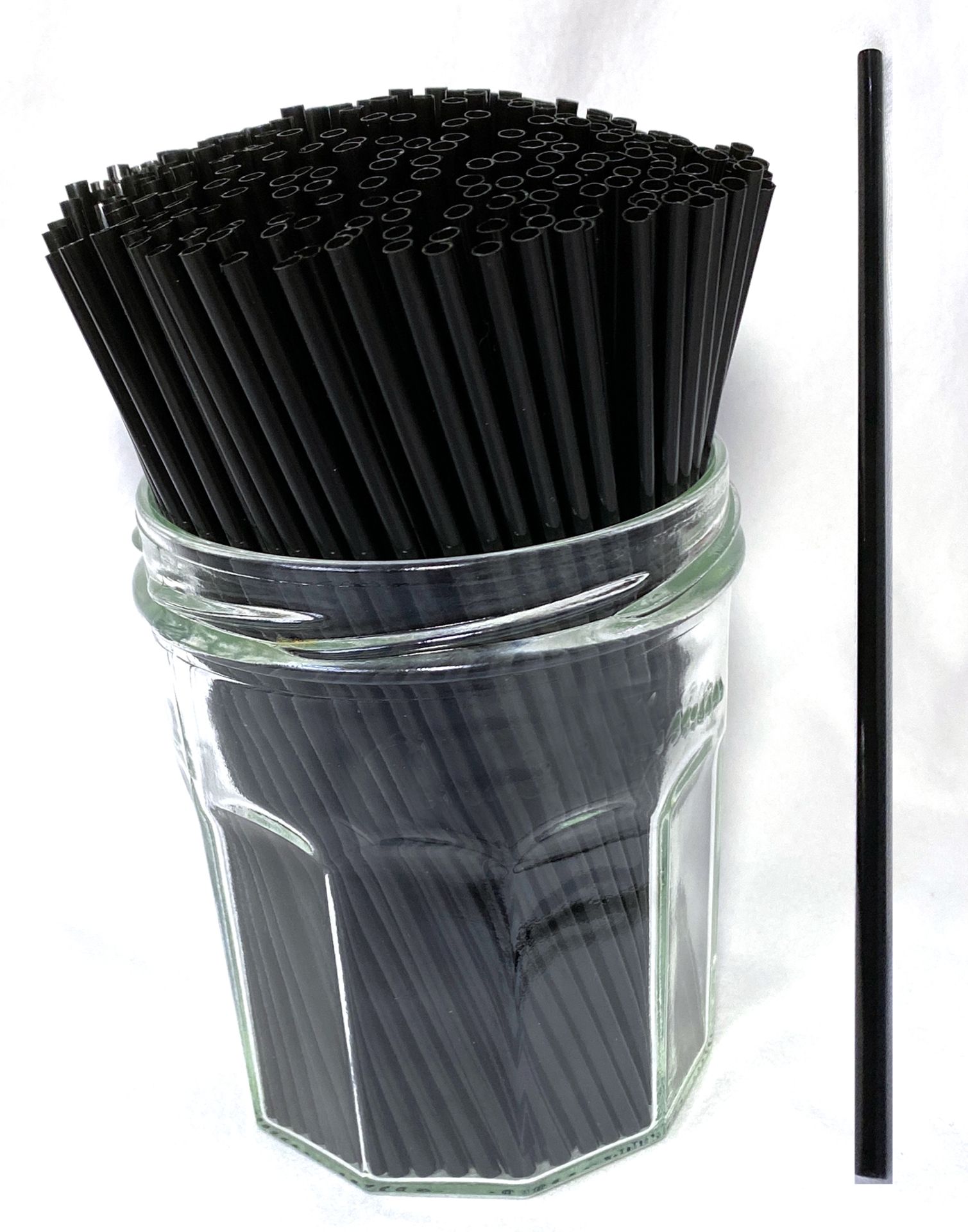 5 x Boxes of Black Sip Straws by 888 Gastro Disposables - Image 2 of 3