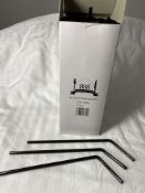 5 x Boxes of Black Flexi Straws by 888 Gastro Disposables