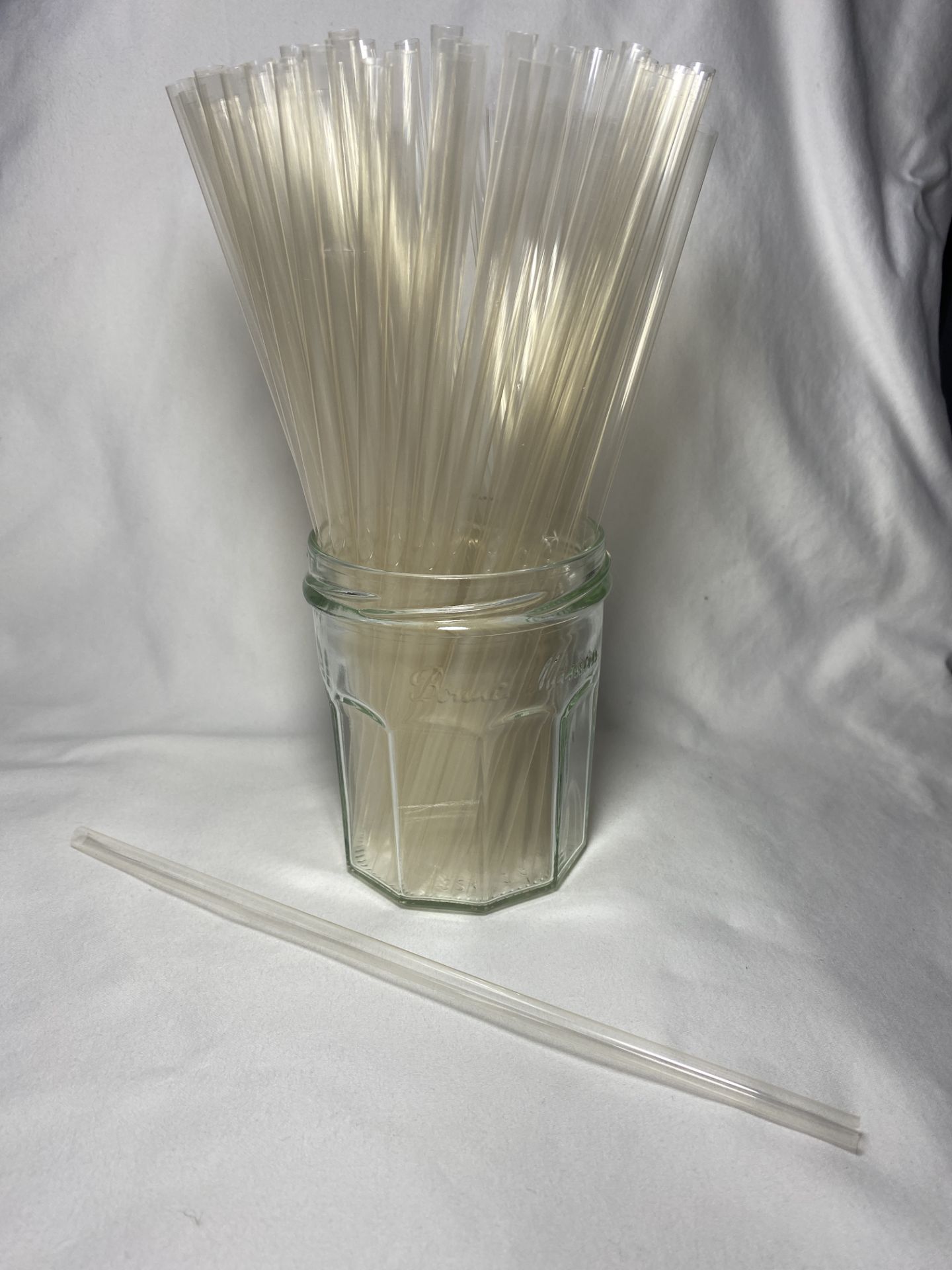 5 x Boxes of Clear PLA Compostable Jumbo Straws by 888 Gastro Disposables - Image 2 of 3