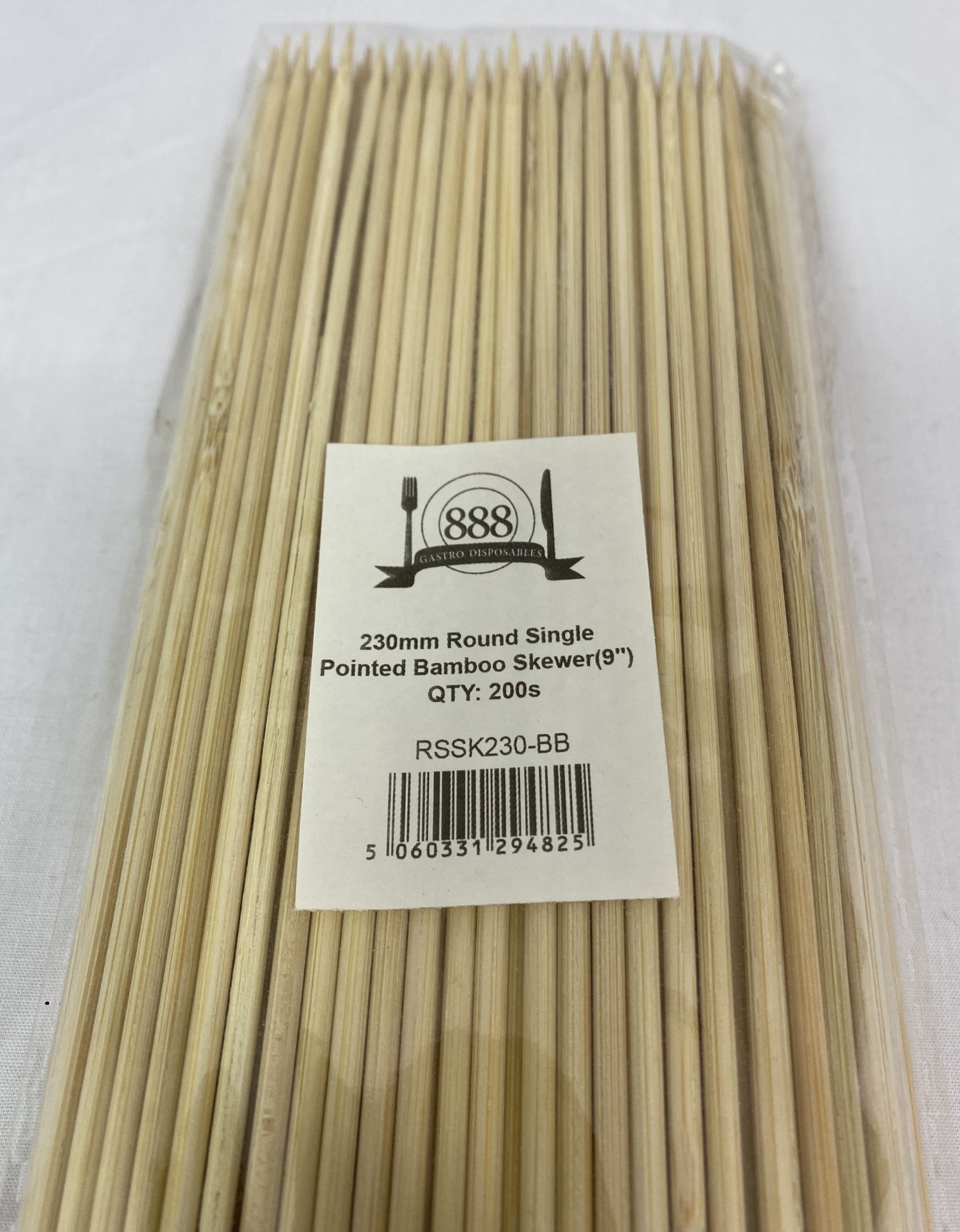 5 x Boxes of Bamboo Skewers by 888 Gastro Disposables