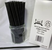 5 x Boxes of Biodegradable Jumbo Straws by 888 Gastro Disposables