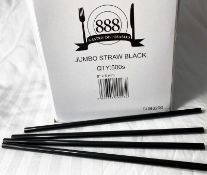 5 x Boxes of Jumbo Straws by 888 Gastro Disposables