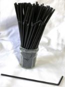 5 x Boxes of Flexible Bottle Straws by 888 Gastro Disposables