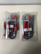 2 x Packs Of 4 Bessey Light duty bar Clamp U-style | JJ100149